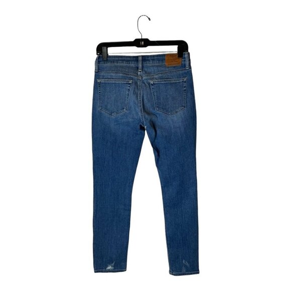 Lucky Brand Jeans Women‎ 4 Blue Medium Wash Distressed Lolita Skinny - Picture 3 of 12